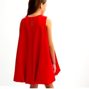 NWT Rewind Red Bubble Hem Bottom Girls Dress Holiday Father Daughter Dance V-day